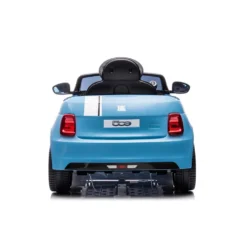 Auto elettrica Nuova Fiat 500 blu per bambini - Mazzeo Giocattoli