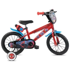 Bici Bambino 14 Pollici Spiderman con Rotelle