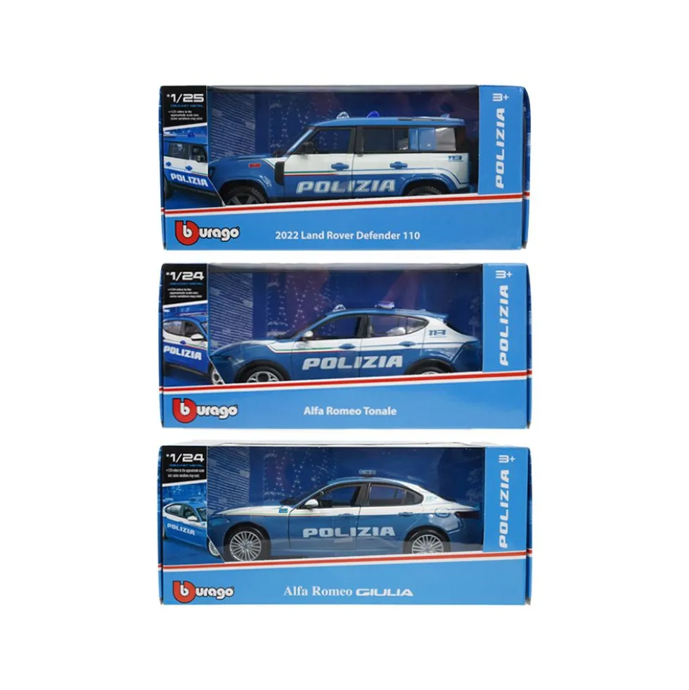 Burago auto della Polizia scala 1/24