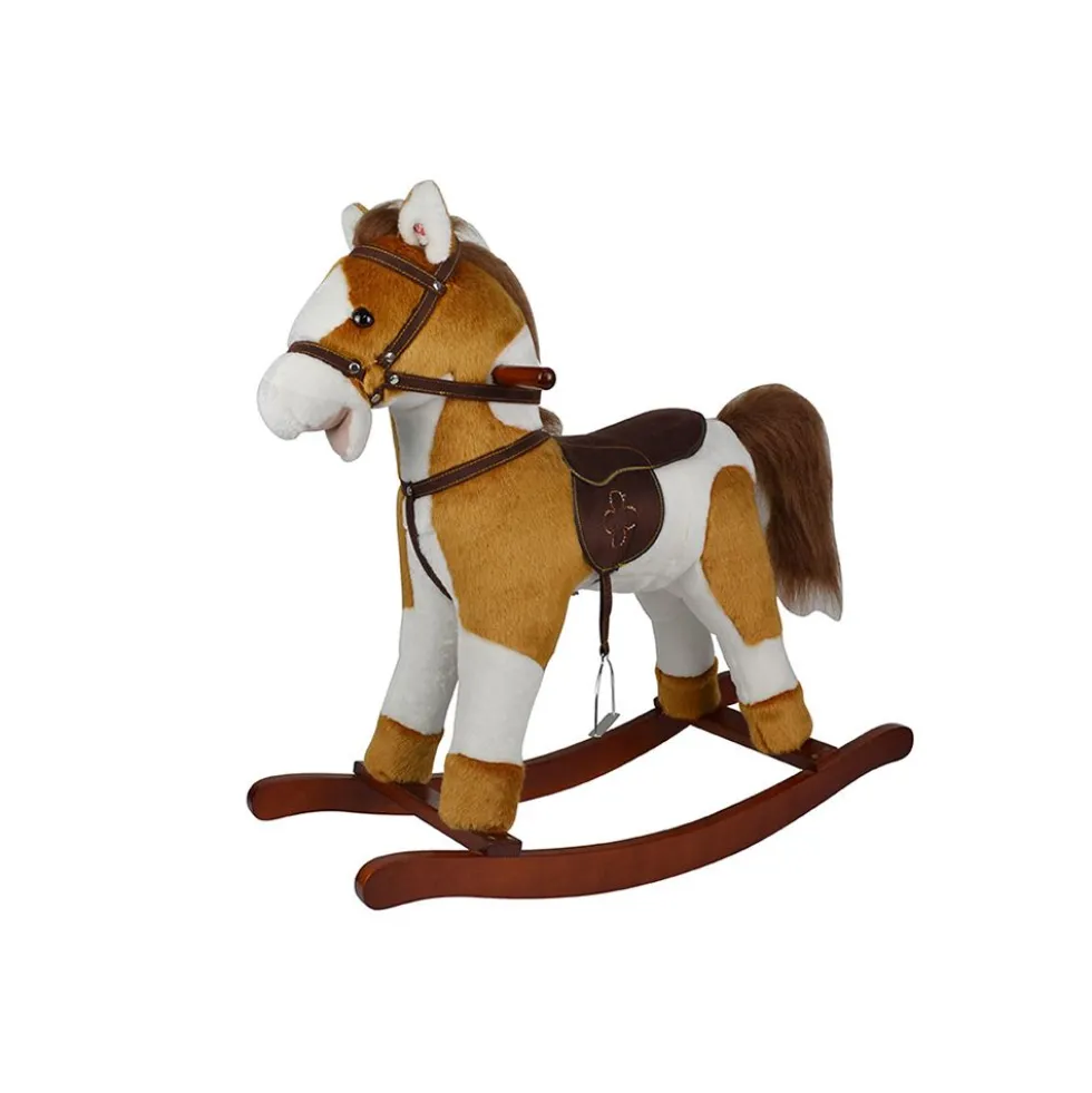 Cavallo a dondolo Fulmine con suoni - Mazzeo Giocattoli
