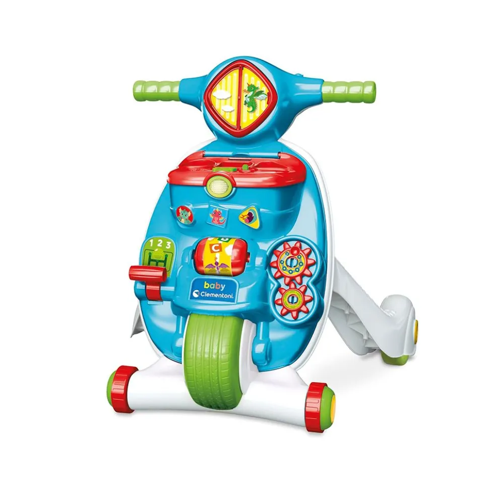 Clementoni Baby Valentino Draghetto Scooterino 2 in 1