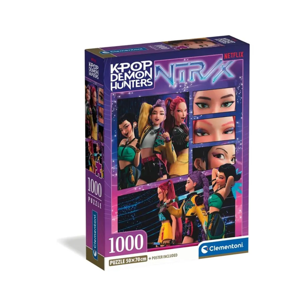 Clementoni Puzzle 1000 Pezzi K-Pop Demon Hunters