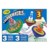 Colourwhirls set 3 trottole - Crayola