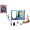 Disney Ariel Mini Libro Playset con Personaggi - Mattel