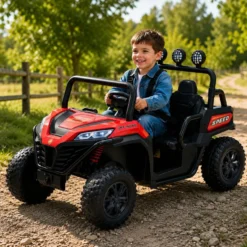 Fuoristrada Cavalcabile Sport Rosso per Bambini 12V – Mazzeo Giocattoli