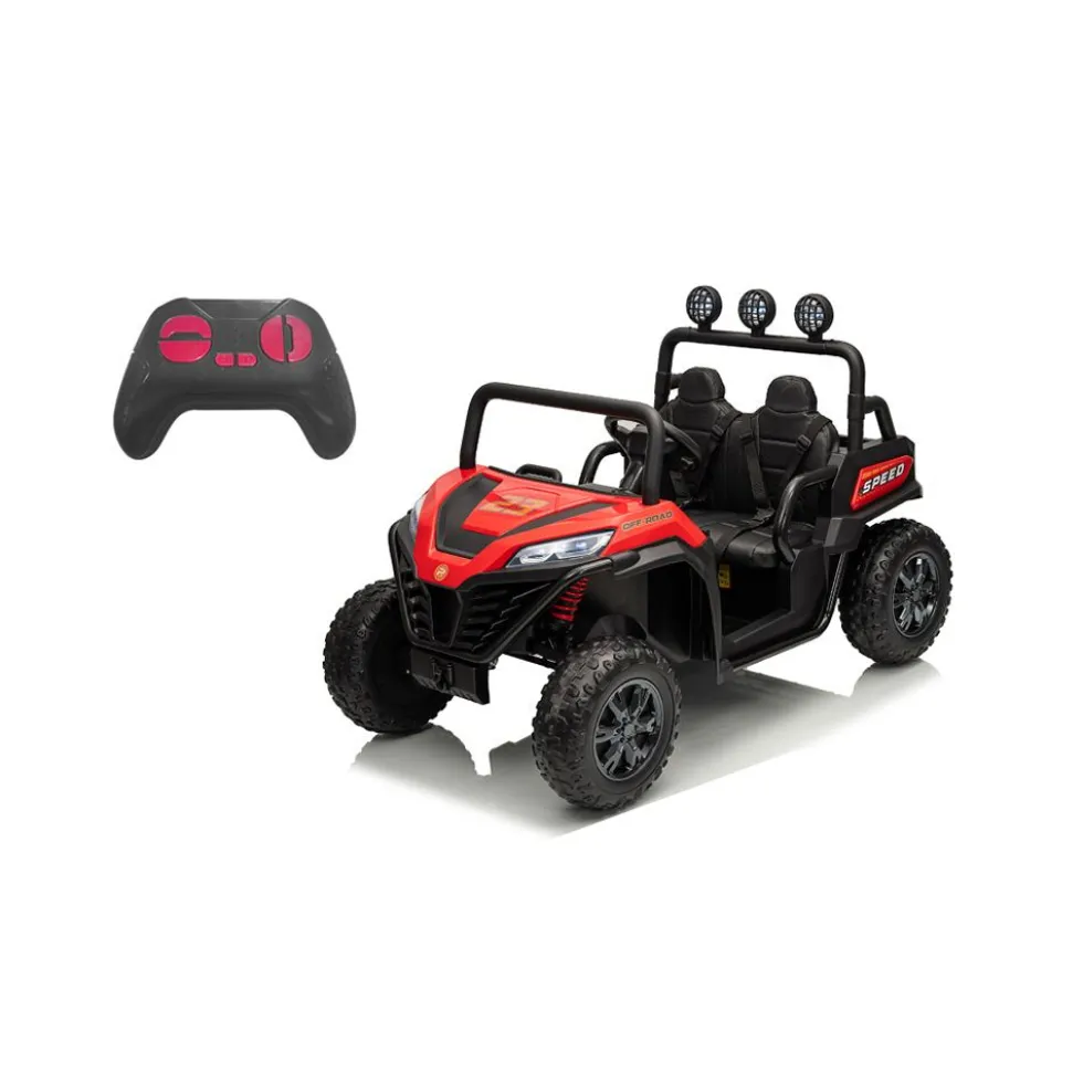 Fuoristrada Cavalcabile Sport Rosso per Bambini 12V – Mazzeo Giocattoli