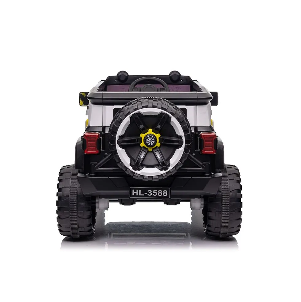 Fuoristrada elettrico bianco per bambini - Mazzeo Giocattoli