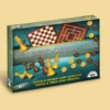 gioco da tavolo scacchi dama e tria - edizione marca stella