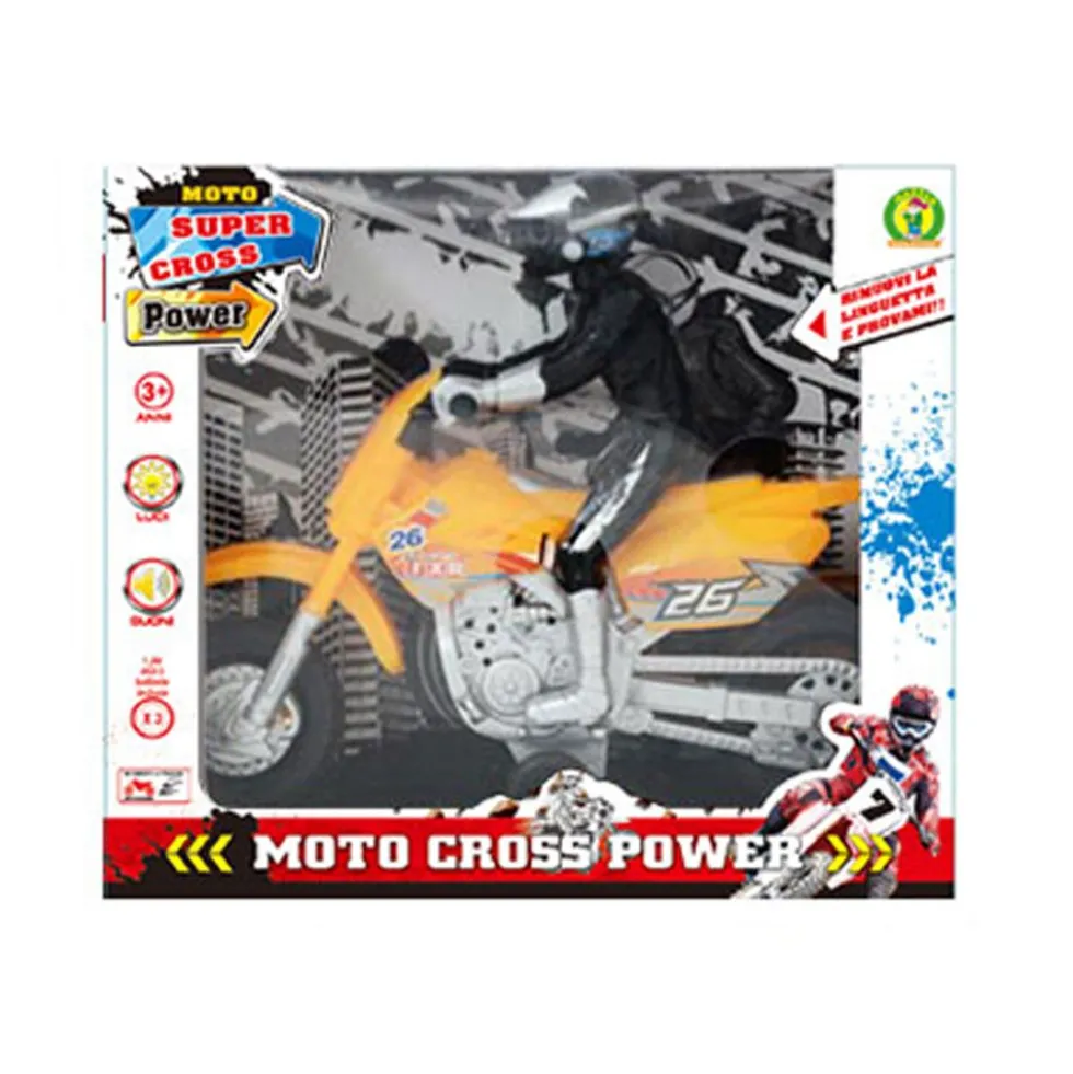 Modellini motocross con luci e suoni - Mazzeo giocattoli