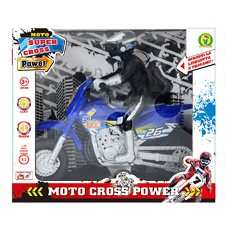 Modellini motocross con luci e suoni - Mazzeo giocattoli