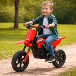 Motocross Honda Elettrico Rosso per Bambini 250W - Mazzeo Giocattoli