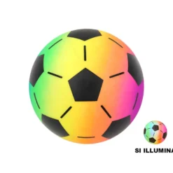 Pallone da calcio luminoso 22 cm - Mazzeo Giocattoli