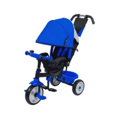 Passeggino Triciclo Blu con Sedile Imbottito - Mazzeo Giocattoli