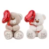 Peluche orsetto con palloncino cuore morbidì 25 cm - Mazzeo Giocattoli