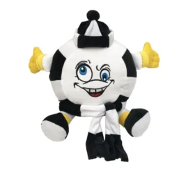 peluche palla bianco nero - mazzeo giocattoli