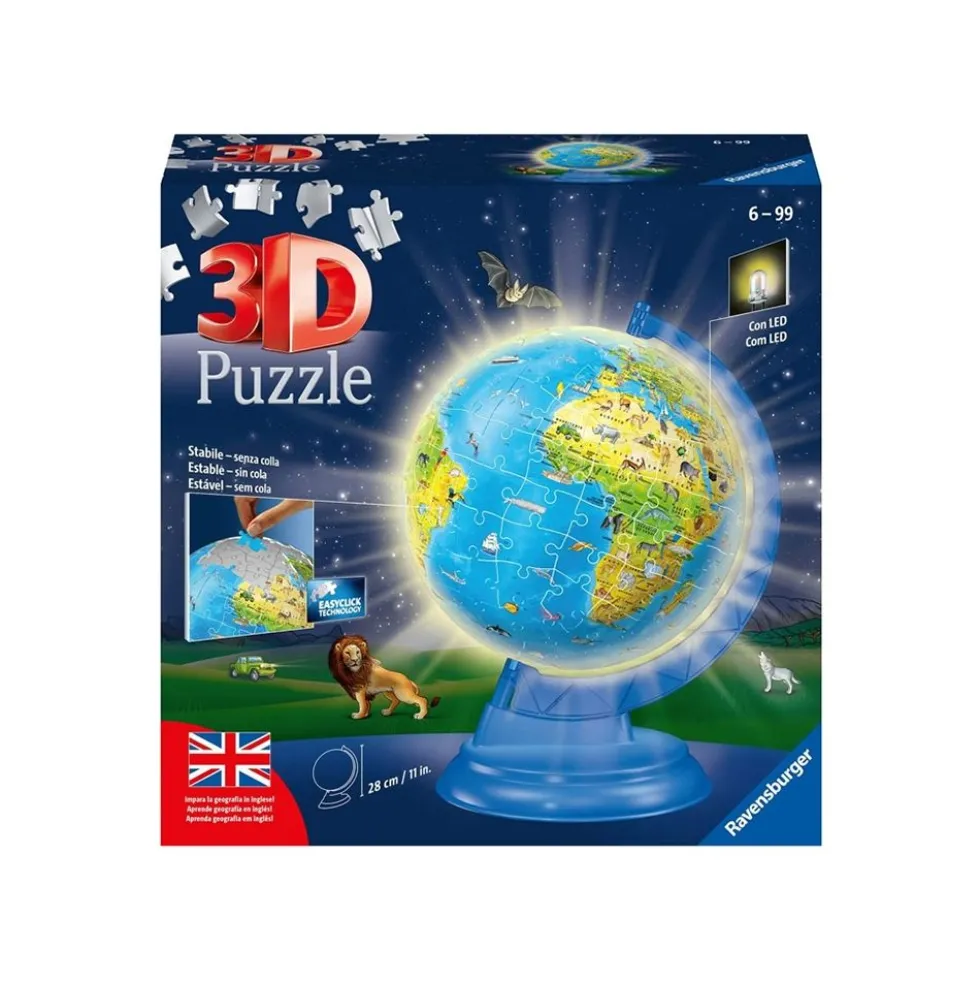 Puzzle 3d Globo Night Edition - Ravensburger