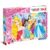 Puzzle Le Principesse Disney 104 Pezzi Maxi - Clementoni