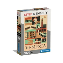 Puzzle 1000 pz Style in the city Venezia - Clementoni