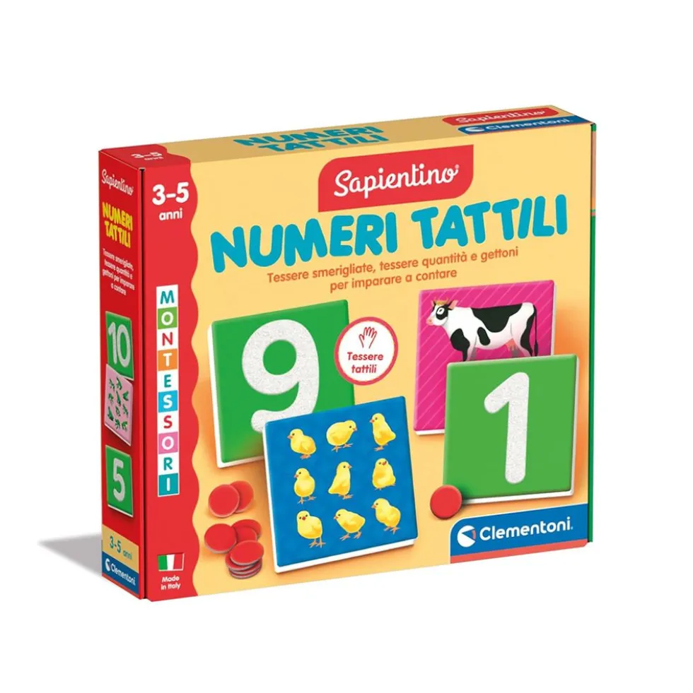 Sapientino Montessori Numeri tattili - Clementoni