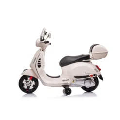Scooter elettrico Vespa Gts bianco per bambini - Mazzeo Giocattoli