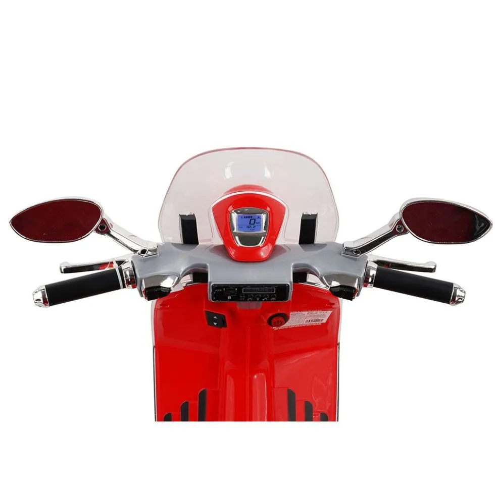Scooter Vespa per bambino colore rosso - Mazzeo Giocattoli
