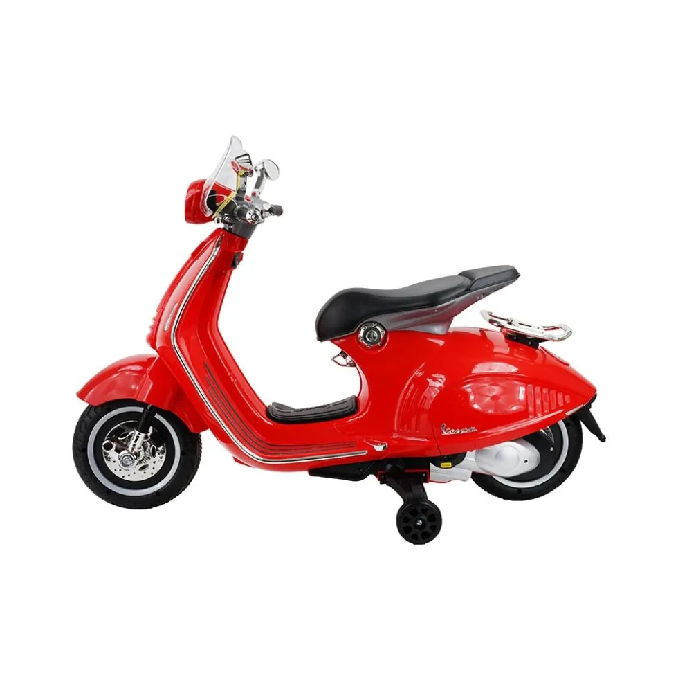 Scooter Vespa per bambino colore rosso - Mazzeo Giocattoli