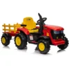 Trattore cavalcabile rosso elettrico per bambino - Mazzeo Giocattoli