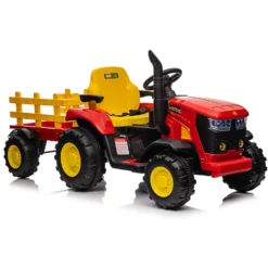 Trattore cavalcabile rosso elettrico per bambino - Mazzeo Giocattoli