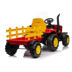 Trattore cavalcabile rosso elettrico per bambino - Mazzeo Giocattoli
