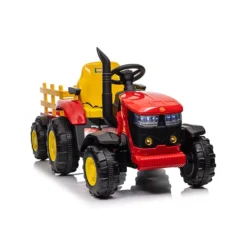 Trattore cavalcabile rosso elettrico per bambino - Mazzeo Giocattoli