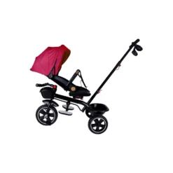 Triciclo fucsia con cappotta per bambino - Mazzeo Giocattoli