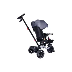Triciclo grigio con cappotta per bambino - Mazzeo Giocattoli