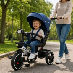 Triciclo Trilogy Blue per Bimbo - Mazzeo Giocattoli