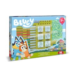 Valigiotto con Timbri e Pennarelli Bluey Multiprint
